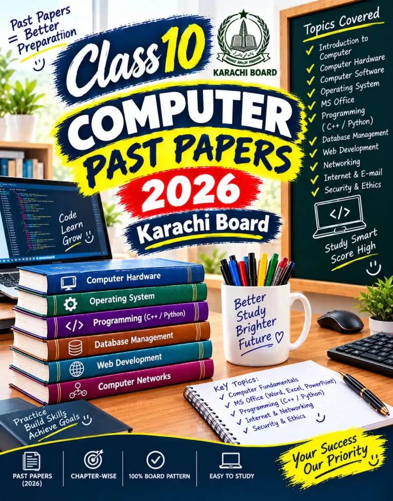 10th class computer science past paper 2026 karachi board