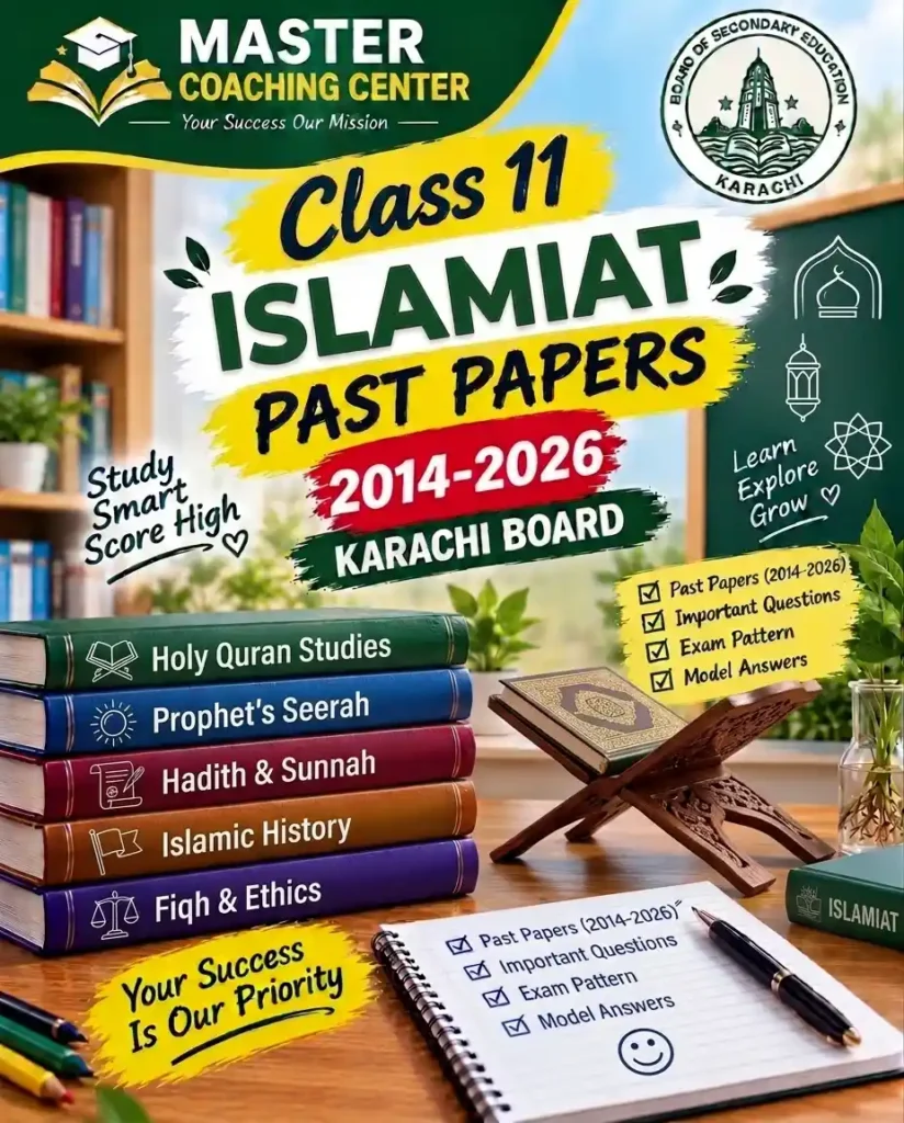 class 11 islamiat past papers karachi board