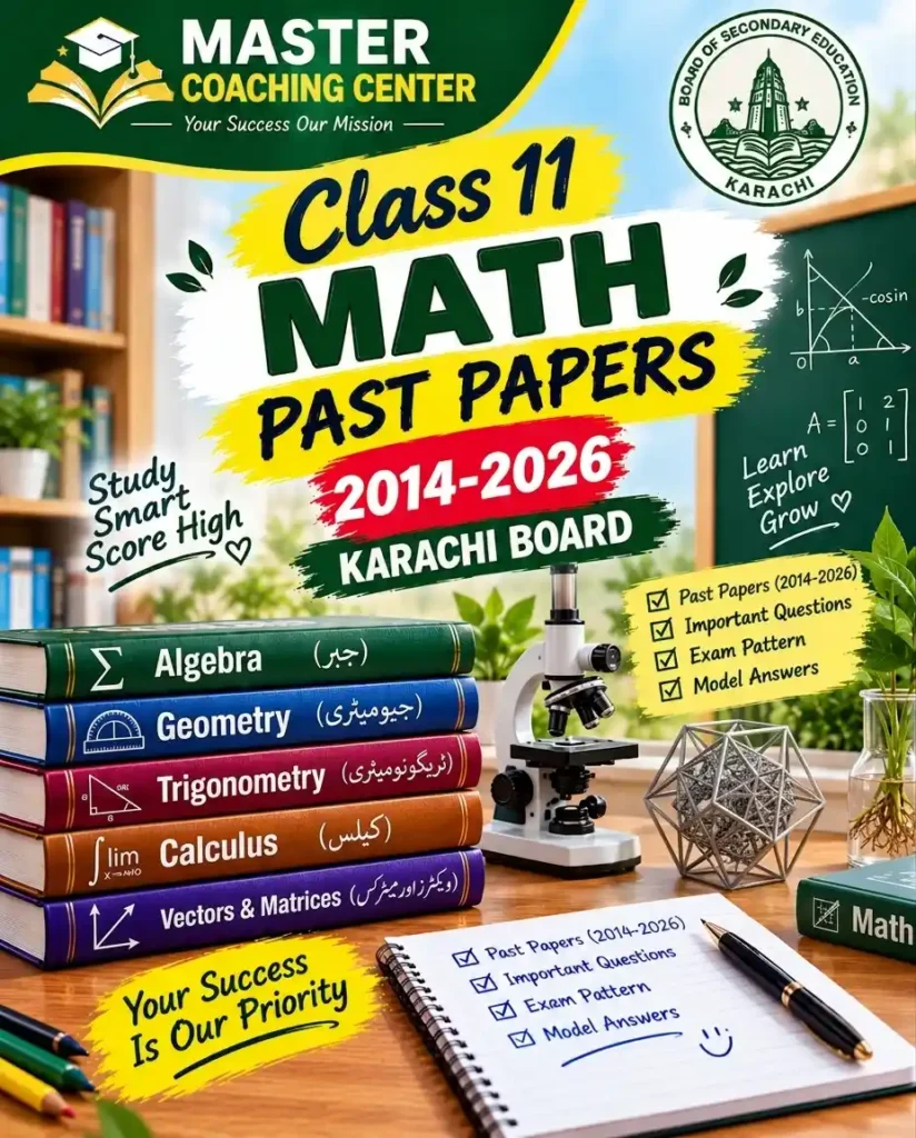 class 11 math past papers karachi board
