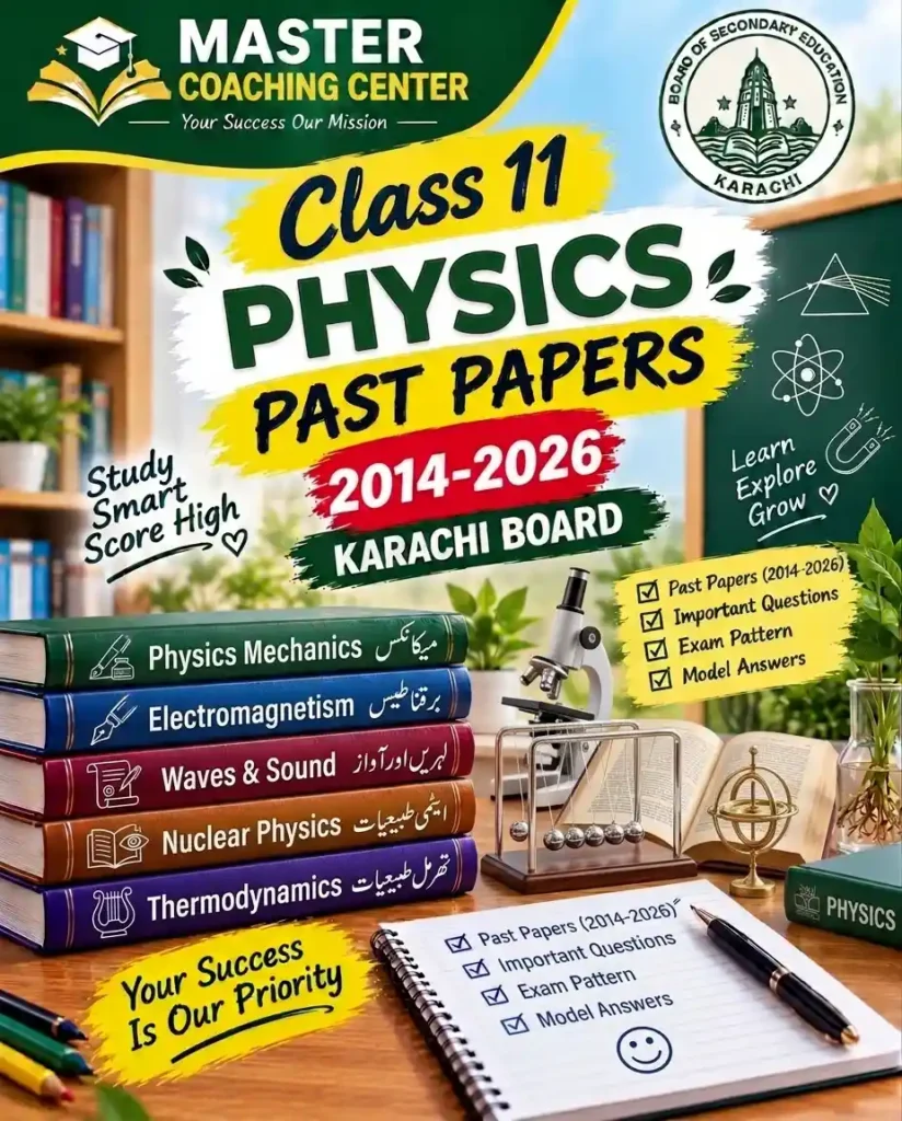 class 11 physics past papers karachi board