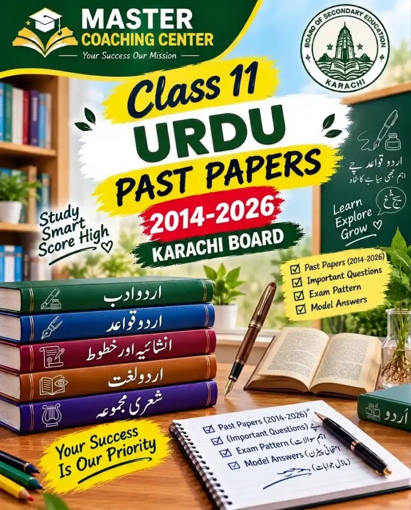 class 11 urdu past papers karachi board
