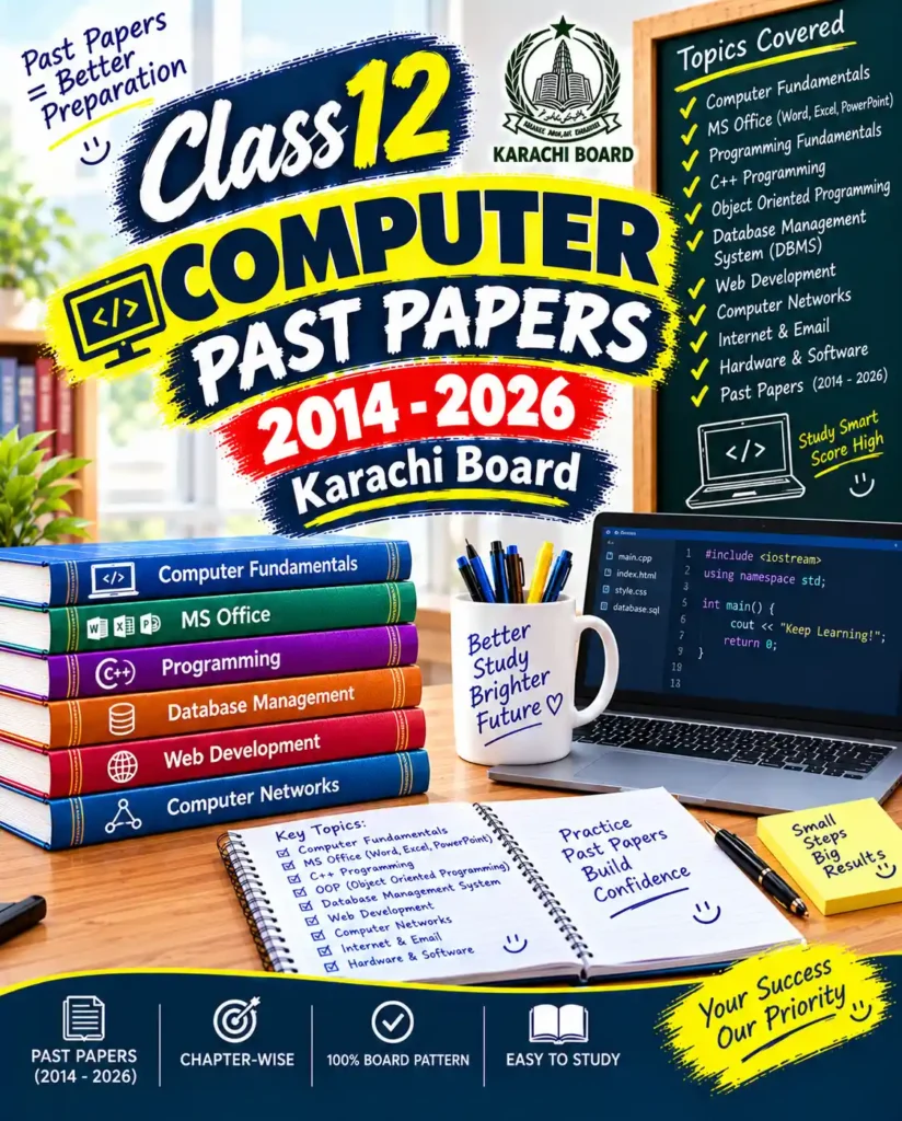 class 12 computer science past papers karachi board