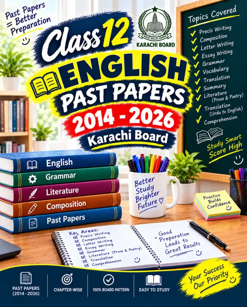 class 12 english past papers karachi board