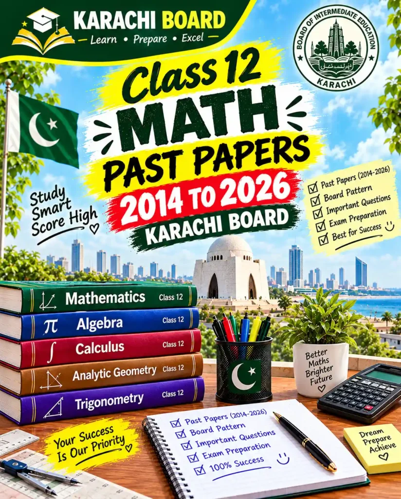 class 12 math past papers karachi board